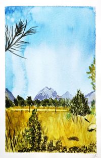 plateau Aquarell